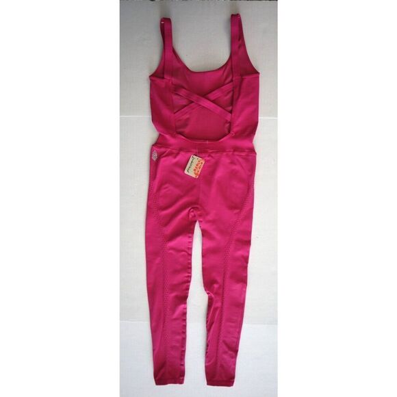 FP Movement OB1223110 Women's Sz M/L Berry/LT Purple Good Karma Jumpsuit - Picture 2 of 11